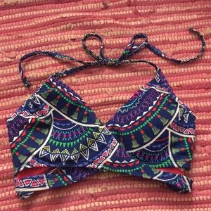 Cute Royal Blue Swim Suit Top